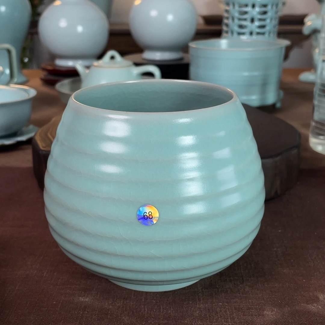 瓷微瑕简包68原矿汝瓷当代