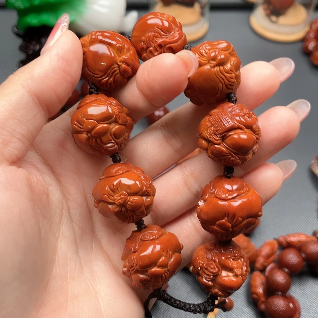 胖***胖橄榄核手串财神手串