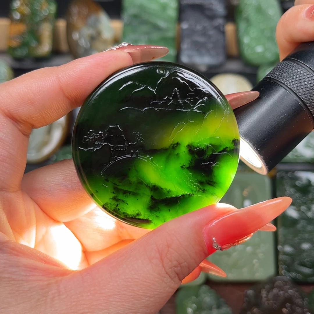 和田玉挂件未镶嵌