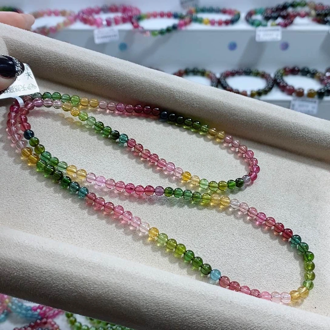 碧玺手链未镶嵌多样性发一条