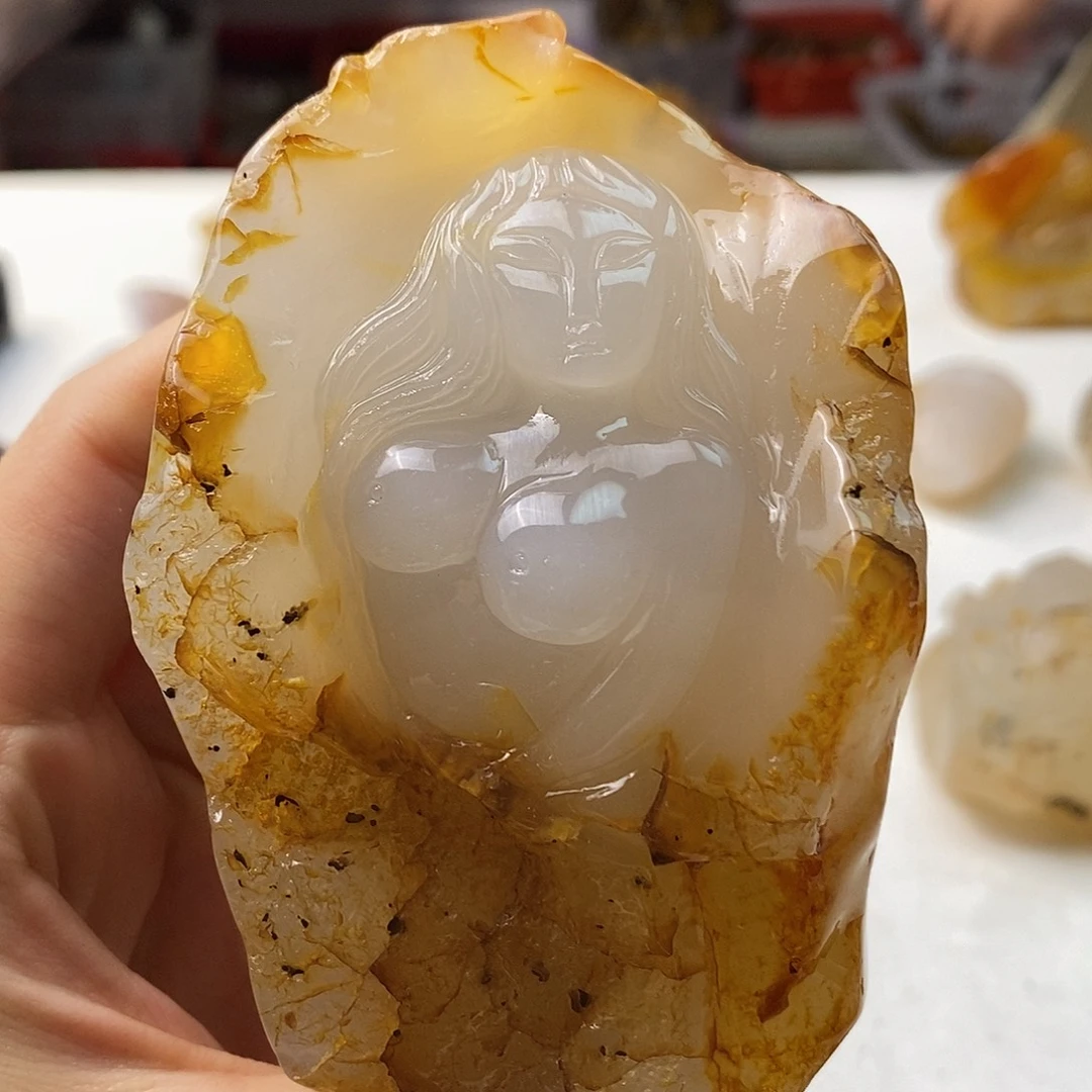 玛瑙/玉髓未镶嵌颈饰