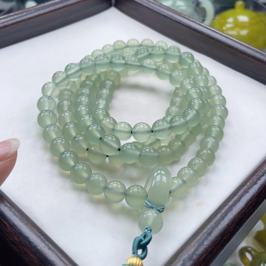 蛇纹石玉未镶嵌手链