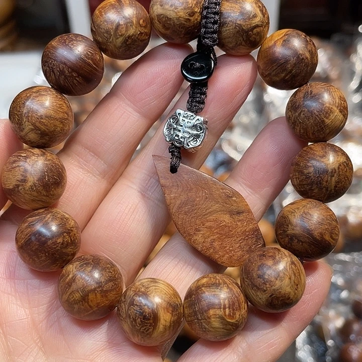 手串/手链柏木（崖柏）15满雪花