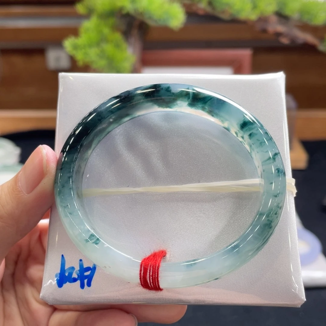 翡翠手镯未镶嵌55 贵妃 