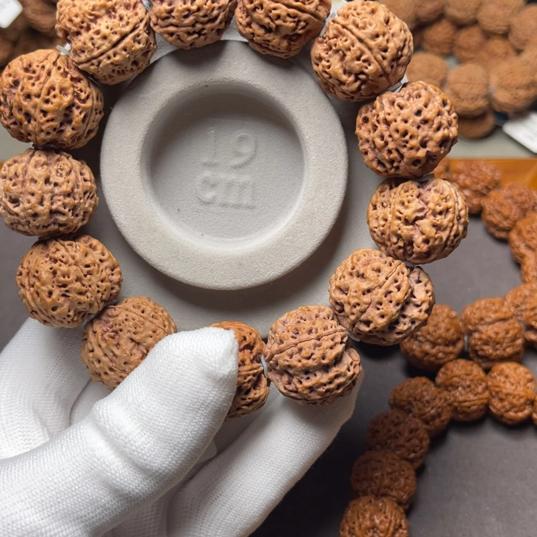 金刚菩提手串25尺深沟梅花双龙