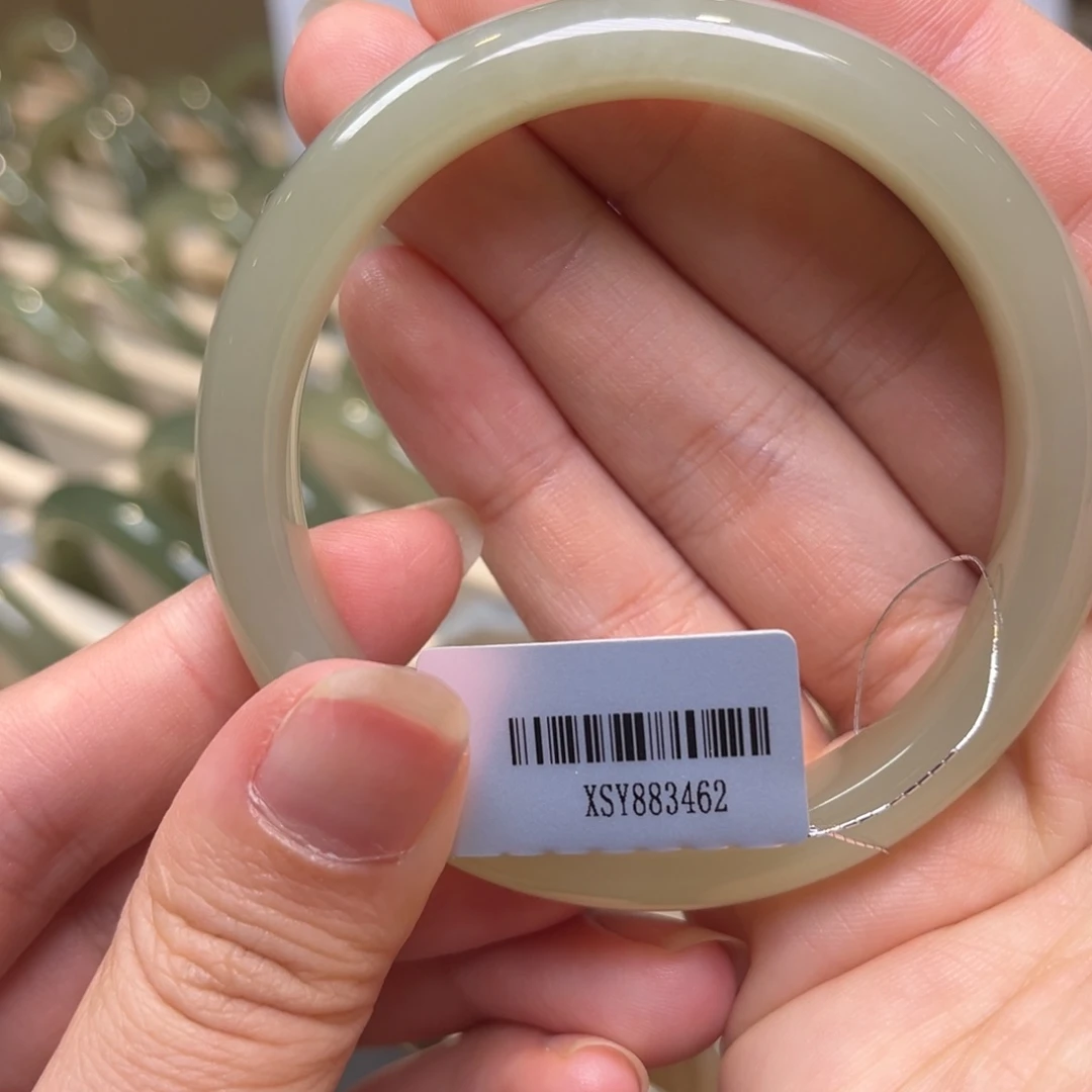 和田玉手镯未镶嵌55.3