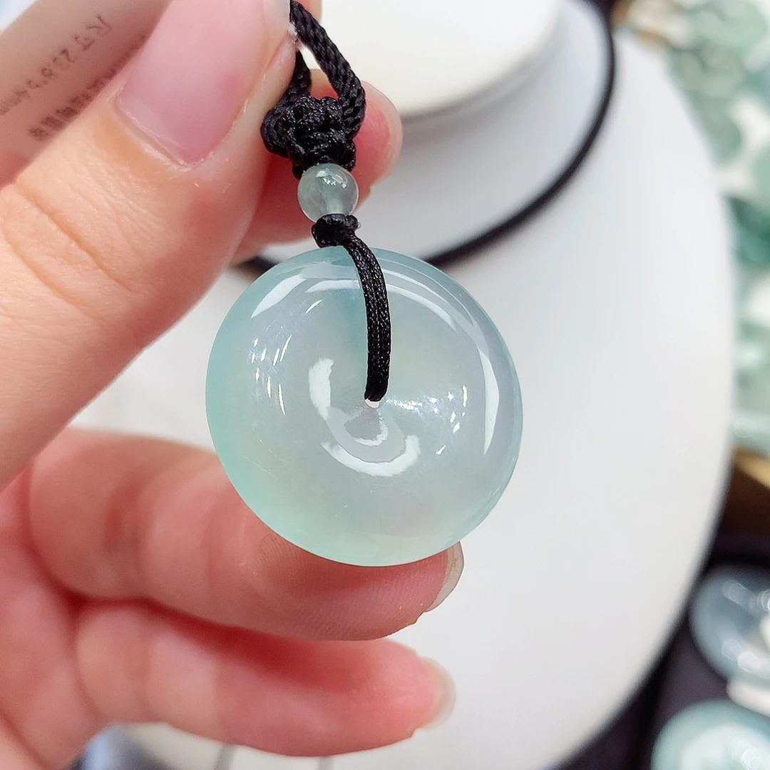 颈饰未镶嵌翡翠翡翠25，23.8/5.4