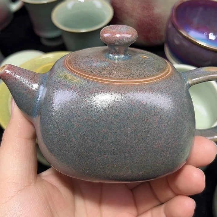 摆件陶钧窑茶器钧窑茶器