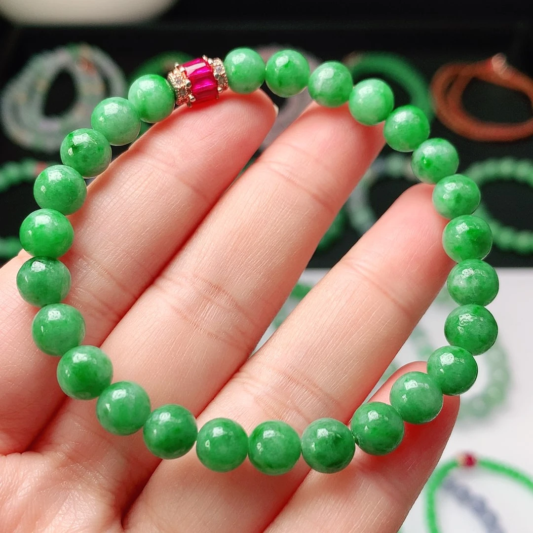 翡翠未镶嵌手链翡翠