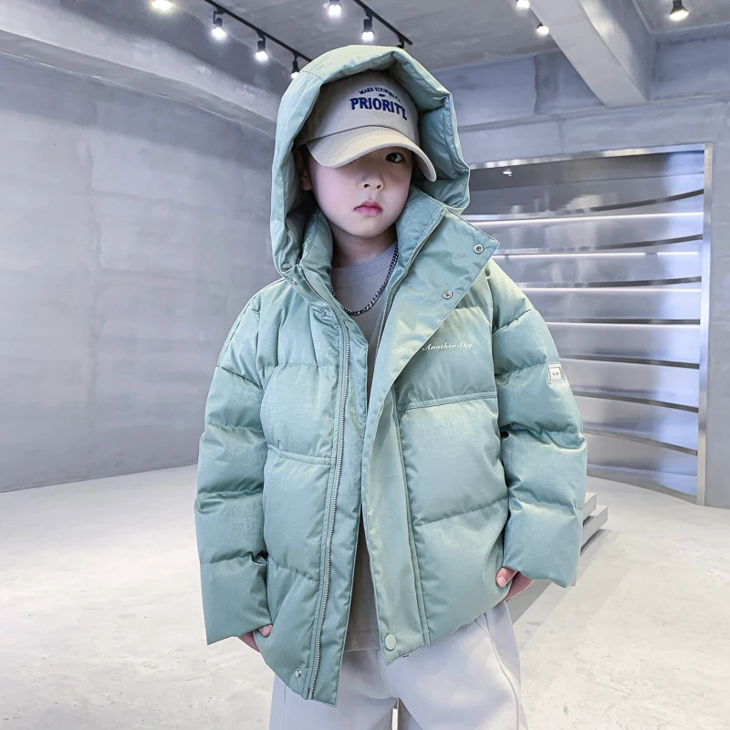 【现货先发】加厚保暖羽绒服2025款儿童韩版时尚免洗K244YRF4608