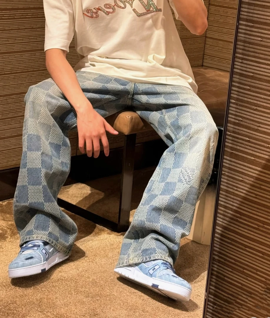 【圆创专属】-XX1050+XX1012-9号链接-新款潮流休闲牛仔套装