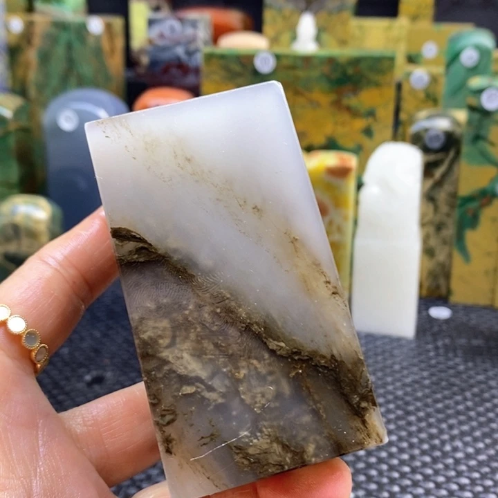 四川石A***g青田石印章石