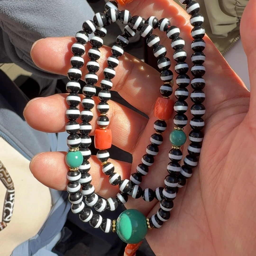 玻璃颈饰藏传精品吊坠项链套装