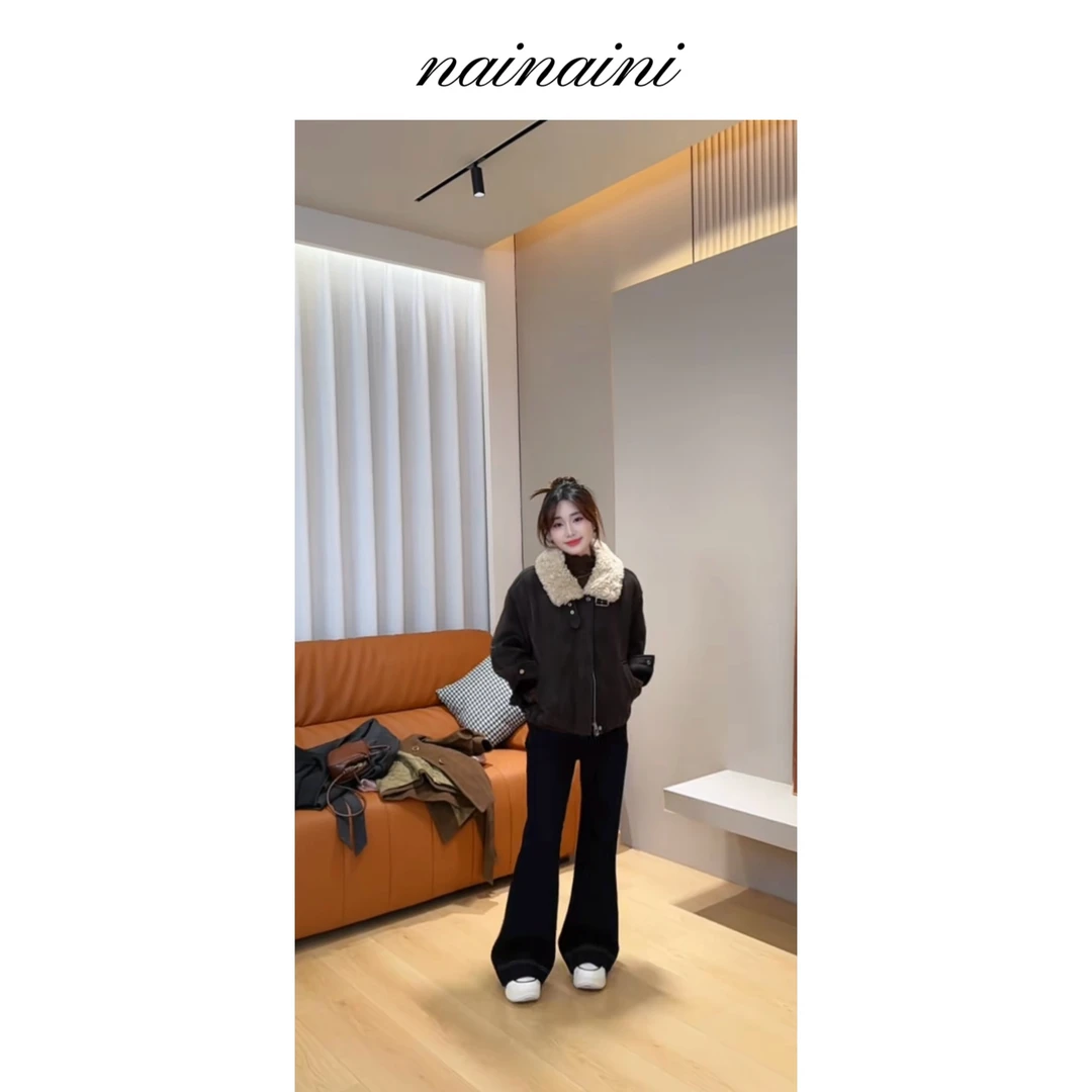 奈奈妮【时髦共识】短外套秋冬女2025小个子时尚气质百搭7192