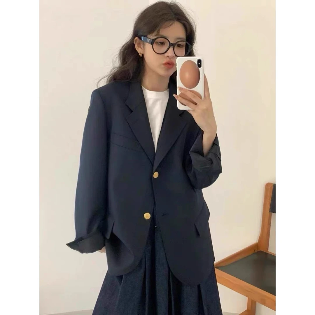 AW241394    egg鸡蛋家进口面料100%羊毛金扣西服