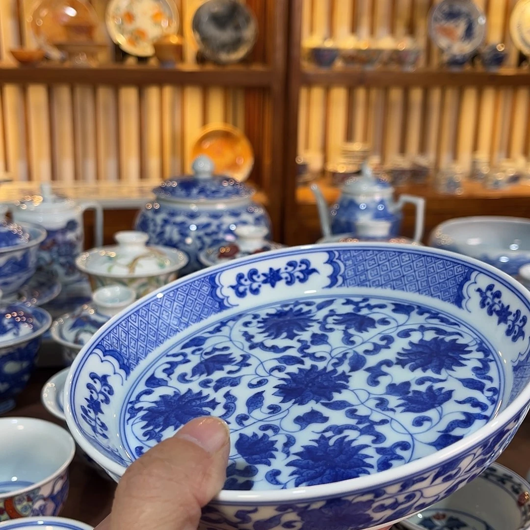 錡镇堂手工手绘壶承