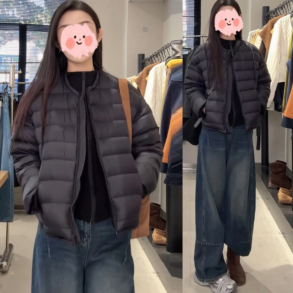 立领排骨棉服外套女2025秋冬设计感小香风洋气宽松保暖棉棉衣棉袄