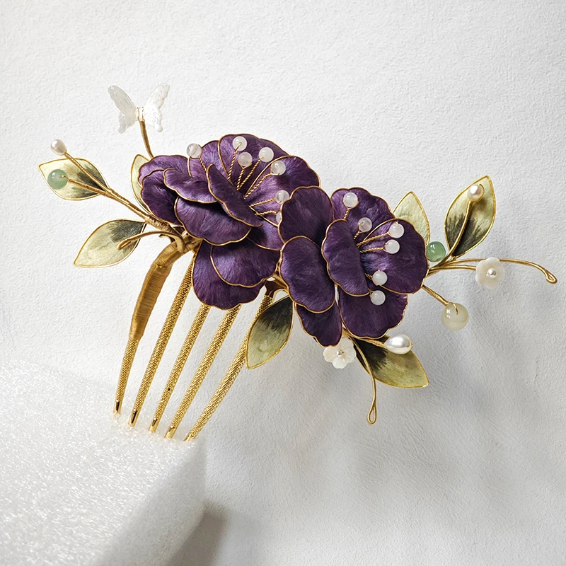 绒艺【设计师系列】发簪发钗U钗