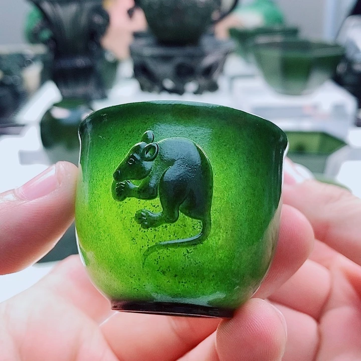 和田玉（青玉）未镶嵌把件