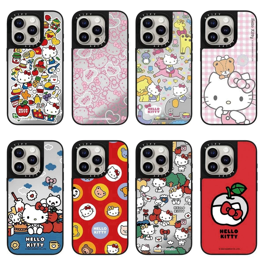 CASi联名kt猫苹果壳适用iPhone16可爱15磁吸防摔硬壳14潮牌同款