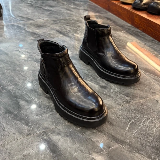 单鞋纯皮马丁靴秋季新款