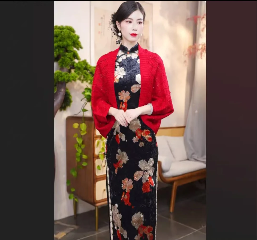 夏沫 网红镂空开衫款毛针织衫气质中长款保暖薄款短款防晒
