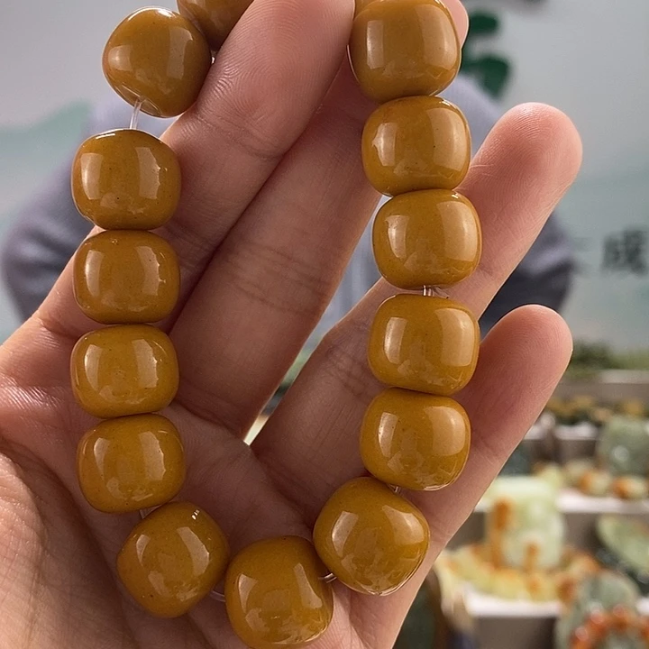 蛇纹石玉手链未镶嵌1.4多样性随机发一串