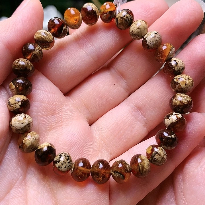 琥珀未镶嵌裸石抚顺琥珀8-253