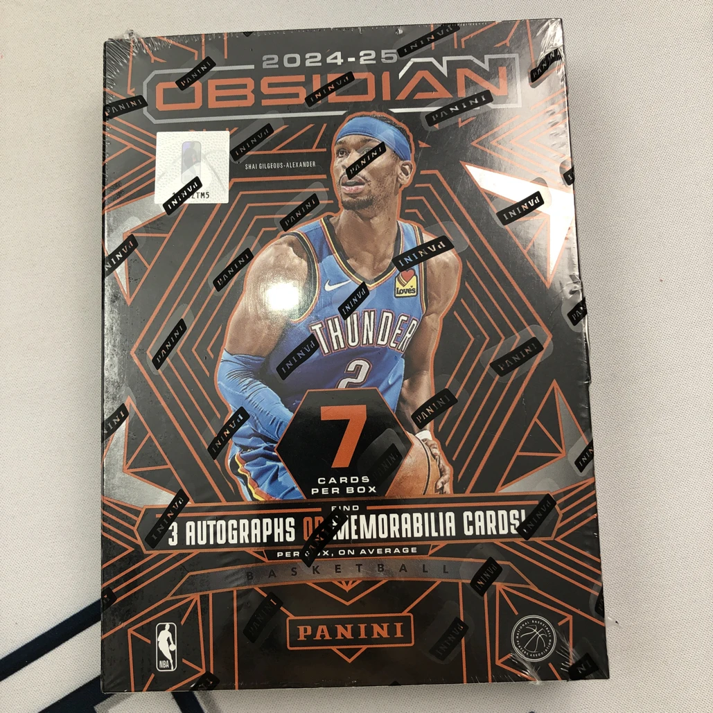 【拆盒24-25 panini 黑曜石 Hobby帕尼尼球星卡【未成年人禁止下单】
