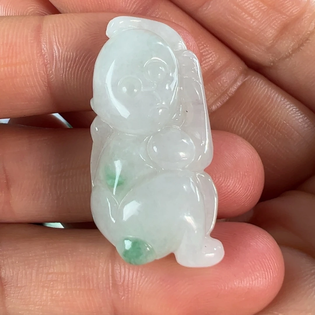 翡翠未镶嵌手镯天然翡翠挂件