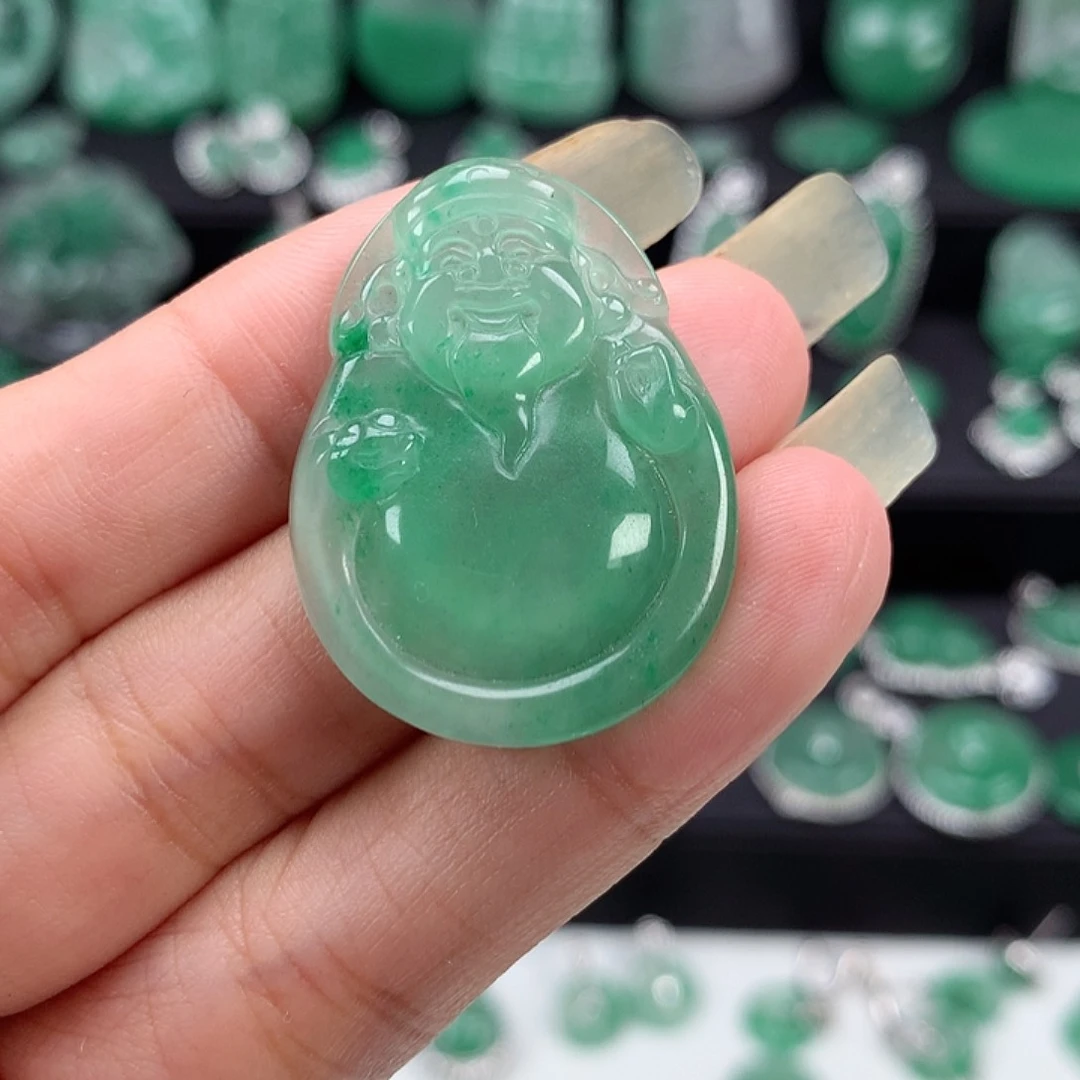 未镶嵌吊坠石英质玉（非洲翠）