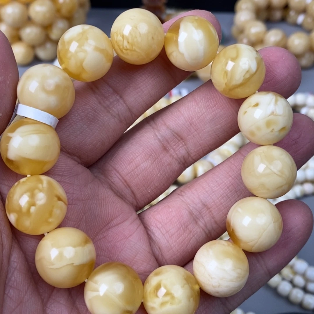 琥珀珠宝奇石未镶嵌16.8mm