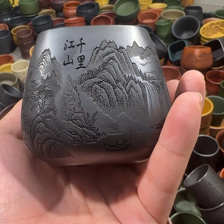 茶杯紫砂全手工制作工艺