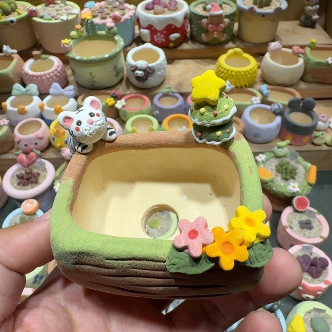 煮***茶蘑菇1195花盆花盆花盆