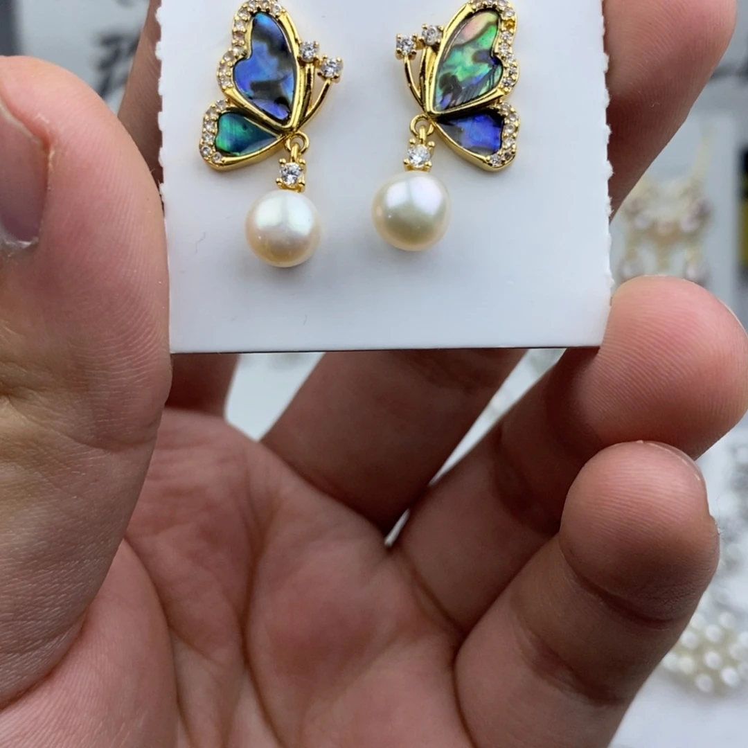 耳饰未镶嵌淡水珍珠