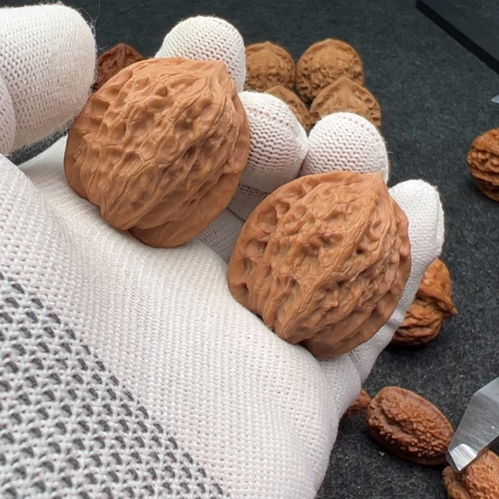 吊坠文玩核桃老款公子帽39