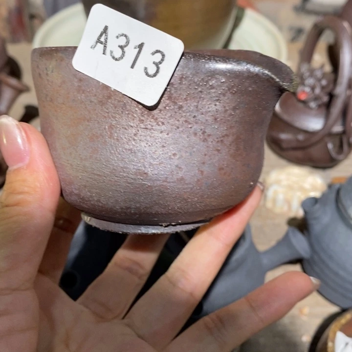 柴烧裸烧纯手工制作瑕疵瑕疵