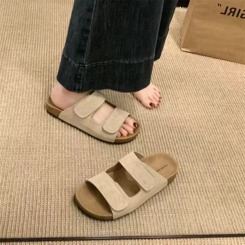6132小众软底拖鞋女夏季勃肯凉拖