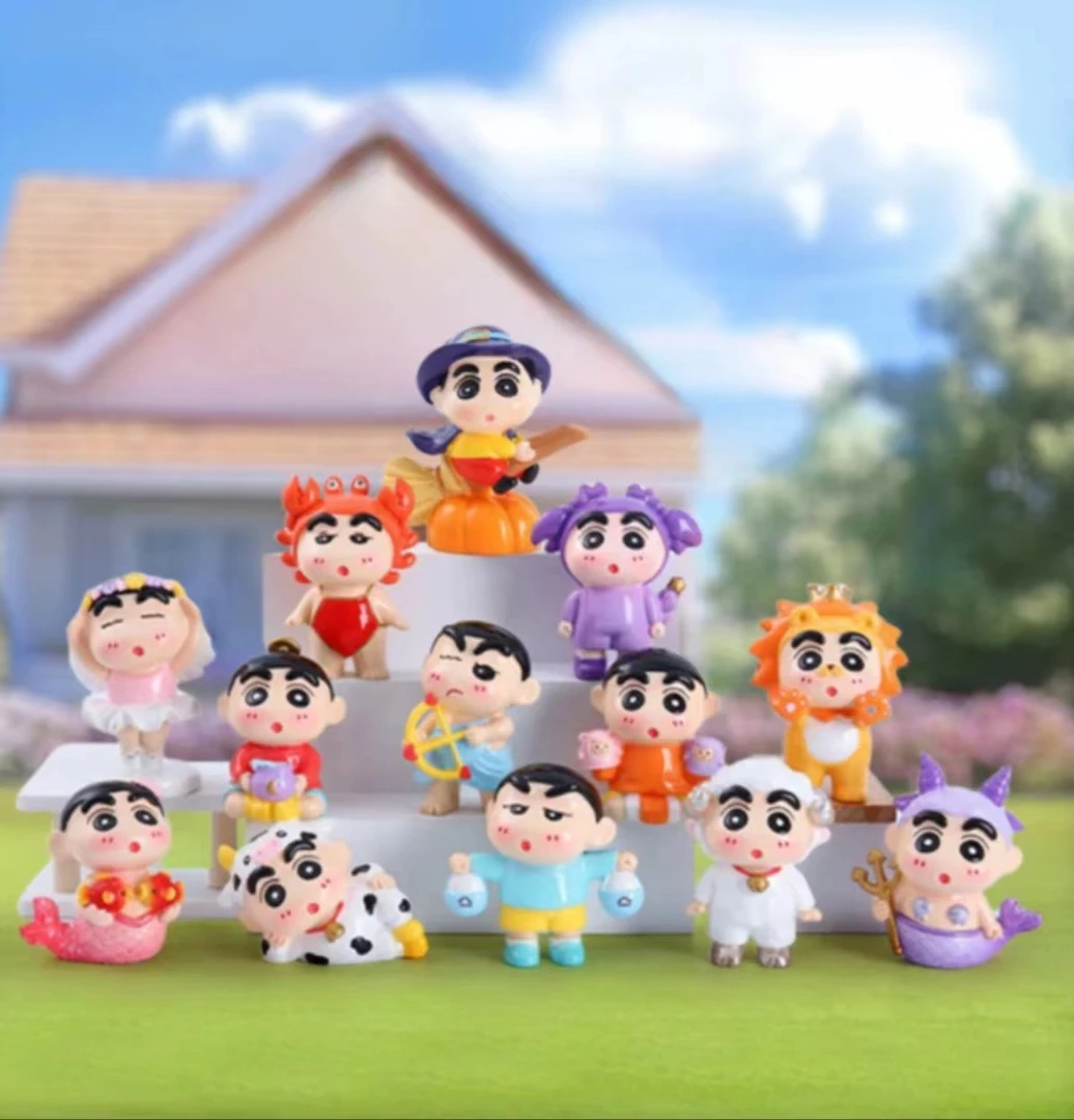 新品蜡笔小新十二星座萌粒