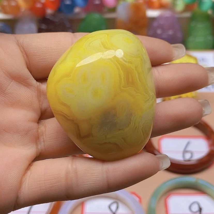 【闪购商品】玛瑙/玉髓玉牌未镶嵌乾***峰