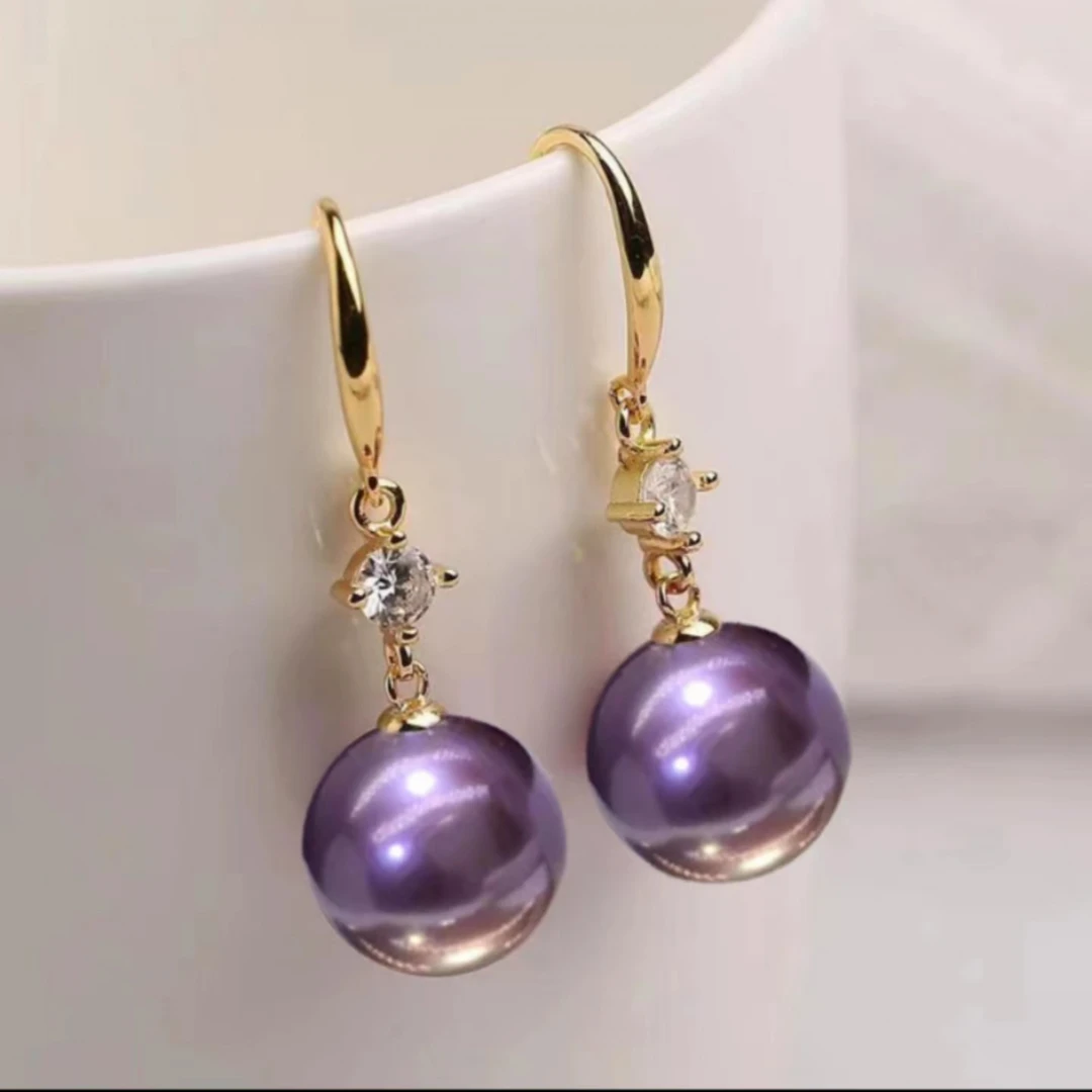 【小杰姐妹补贴】耳饰 晨露 经典气质时尚耳饰12MM