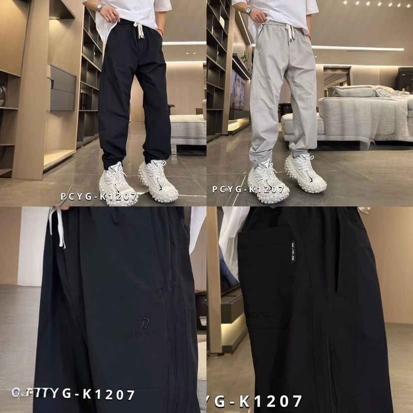 大码男装170斤-320斤春夏季高弹透气户外小脚裤#1207