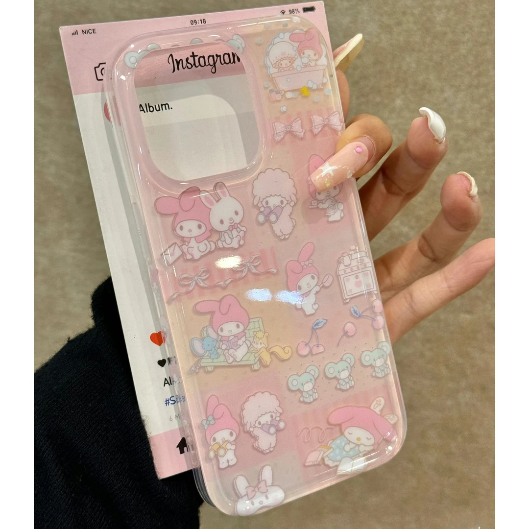 壳米小羊米菲适用苹果华为vivo小米oppo女iphone15/16/14手机