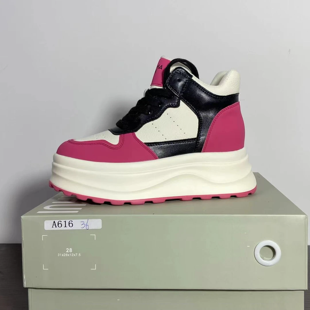 【清仓】2025小个子厚底平增高百搭女鞋A616