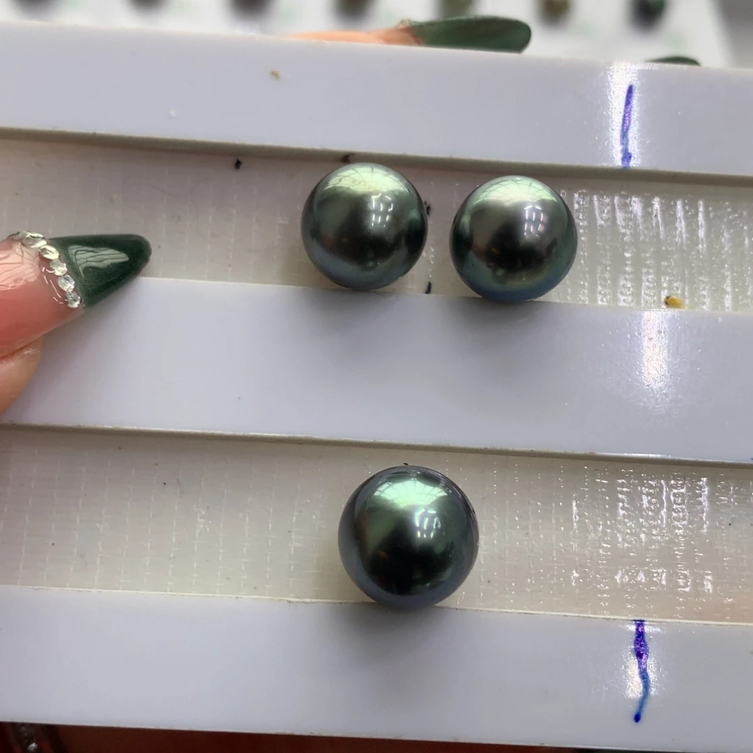 裸珠海水珍珠湖蓝水一套10.6-11+