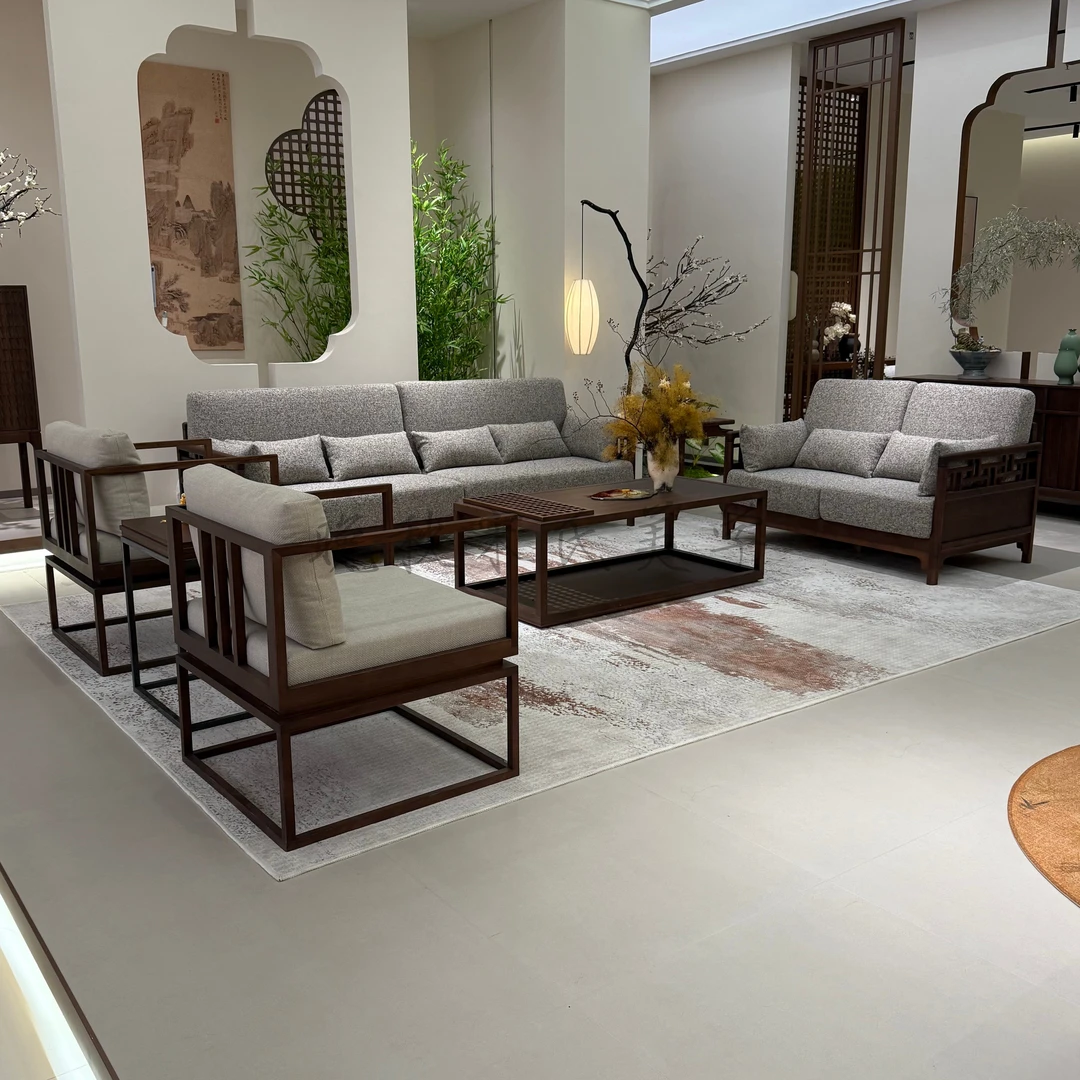 【观宋沙发】宋氏美学组合沙发客厅实木禅意中国风中小户型沙发组合