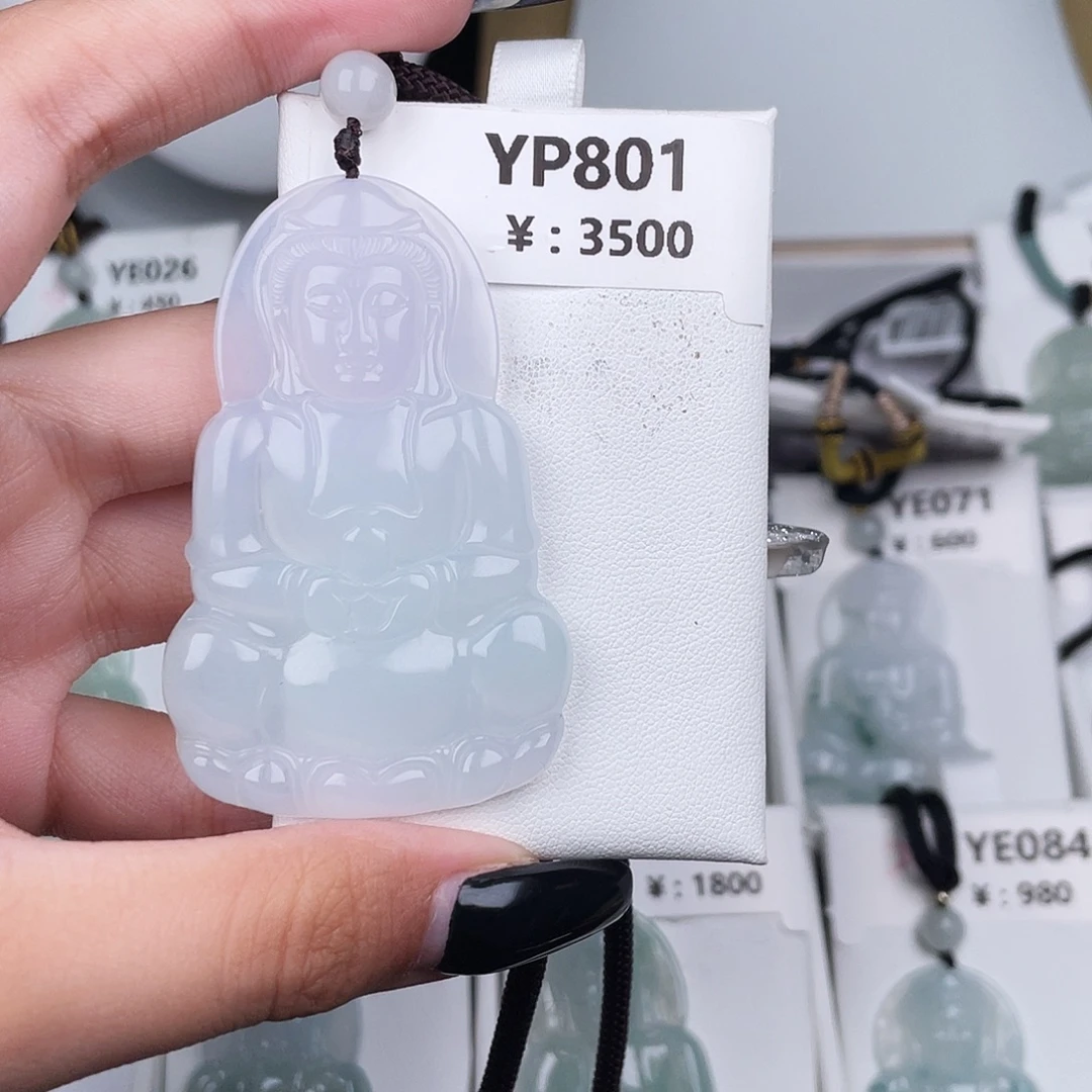 翡翠未镶嵌颈饰YP801