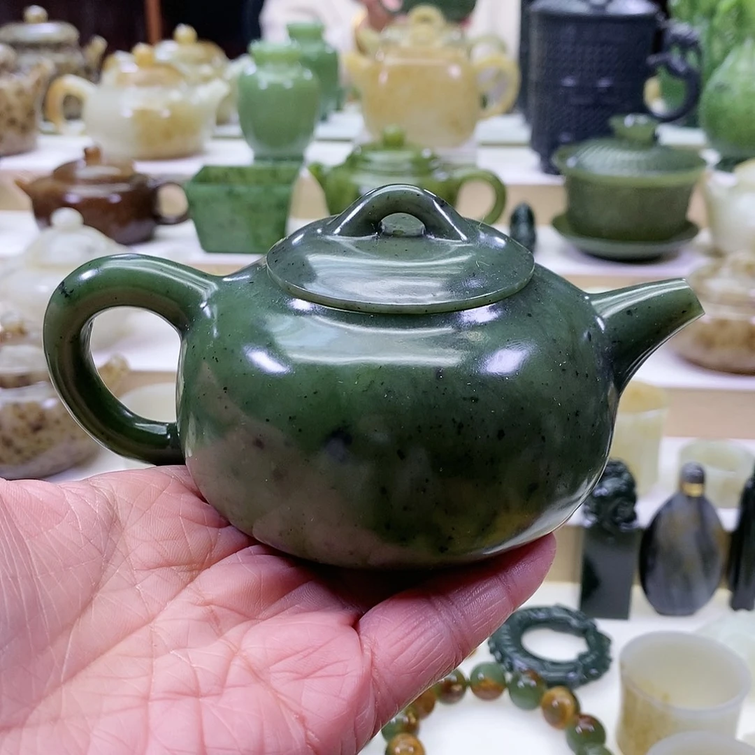 和田玉茶壶未镶嵌