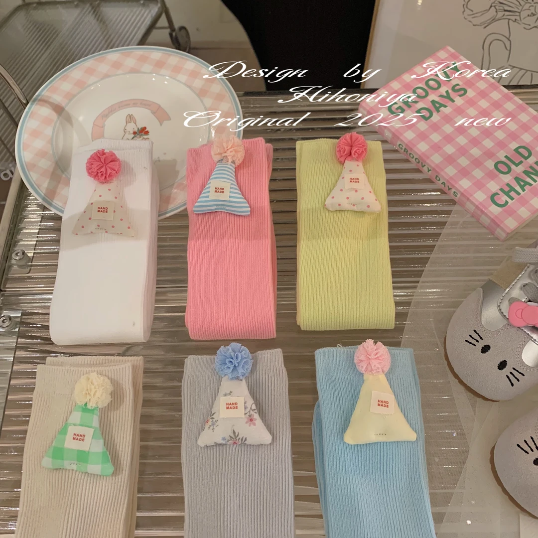 【糖果袜】五Hihoniya~2025春季百搭少女纯色袜子