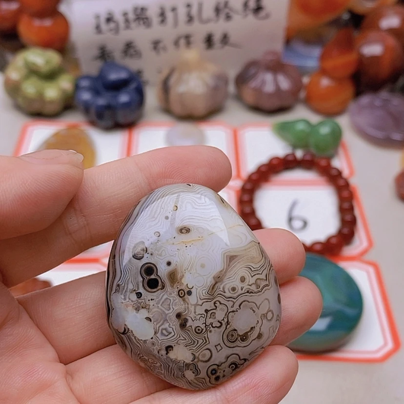 【闪购商品】未镶嵌玛瑙/玉髓珠宝半成品晴****)